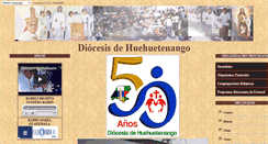Desktop Screenshot of diocesishuehue.org