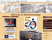 Tablet Screenshot of diocesishuehue.org